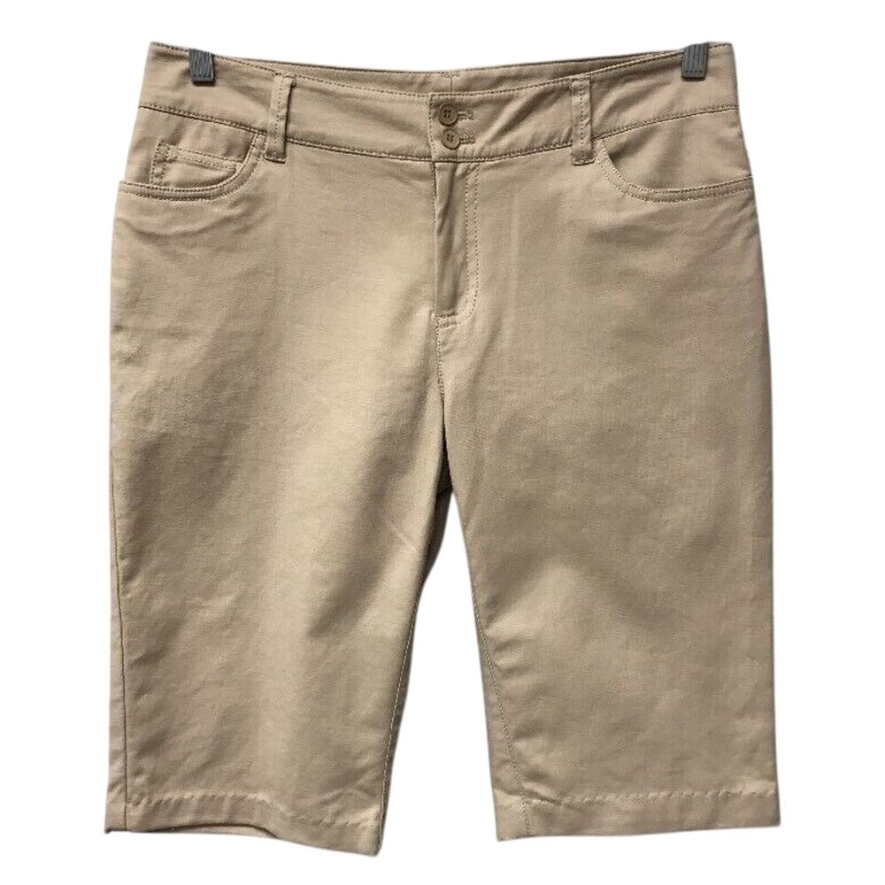 Focus Lifestyle Pants Womens 10 Petite Capri Beige Altered